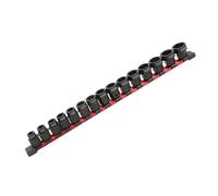 Neilsen CT6857-15pc 1/2in Dr Extra Stubby Hex Shanked Impact Socket Set | CR-MO | 28mm Deep | Sizes10-24mm | Ideal for Confined or Awkward Areas