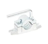 Neilsen CT6929-48mm Jockey Wheel Clamp with Thick Washer | Cast Steel Construction | Mounting Holes 18mm Wide 125mm Apart | Ideal for Jockey Wheels and Prop Stands