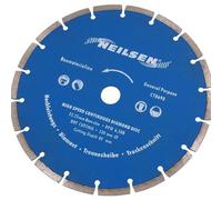 Neilsen Diamond Cutting Disc, 9"/230mm Segmented. Hard Brick Tiles Stone Masonry(Ct0690)