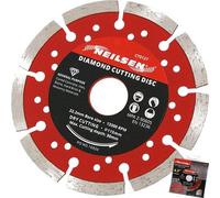 Neilsen Dry Diamond Cutting Blade Disc Brick Grinder Brick Masonry 115mm 4 1/2"