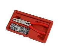 Neilsen, Hog Ring Plier Set, 100 Rings, Upholstery Seat Cover Trim Fitting Tool (CT3983)