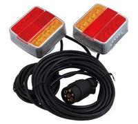 Neilsen MAGNETIC TRAILER LIGHTS LED MAGNETIC BASE long 7M CABLE lead board tail light
