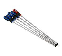Neilsen Pound Thru Extra Long 450mm Phillips Pozi & Slotted 5Pc Screwdriver Set (Ct4033)