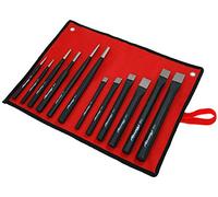 Neilsen CT2135-12pc Punch & Chisel Set with Centre, Pin and Taper Punches - Ideal for Metalworking and Chiselling Tasks
