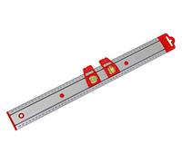 Neilsen Rule with Spirit Level 500mm CT1986