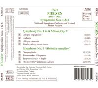 NEILSEN: SYMPHONIES NOS. 1 & 6 ("SINFONIA SEMPLICE") NEW CD