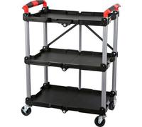 Tool Trolley Workshop Cart Storage Garage Workshop DIY 3 Tier Wheel Cart CT0681