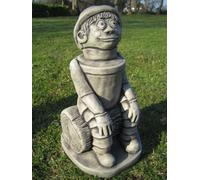 neilsstonecraft Ben - flower pot man stone garden ornament