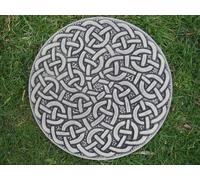 neilsstonecraft Celtic Infinity Knot Stepping Stone Garden Ornament - Decorative Garden Path Stone 27cm for Lawn, Patio or Border - Outdoor Garden Decor