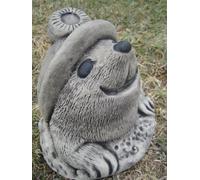 neilsstonecraft Large mining mole stone garden ornament