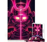 Nein Glowing Samurai 1000 Piece Jigsaw Puzzles for Adults Teenagers Clear Logic Toy Relax Time Perfect Cut Santa Wish Item (38x26cm)