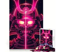 Nein Glowing Samurai Jigsaw for Teenagers 1000 Pieces Memory Boost Relaxing Fun Pattern Assembly (38x52cm)