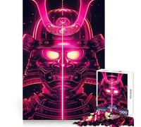 Nein Glowing Samurai Jigsaw Puzzles for Adults1000 Piece Mind Exercise Toy Indoor Fun Precision Cut (50x75cm)