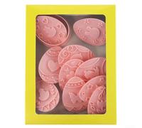 NEIQIUWING 10-Piece Easter Cookie Cutters Set Biscuit Cutters Biscuit Moulds for Fondant Dough Cake Decoration Reusable PP Material for Easter Birthday Wedding Baking