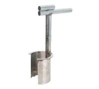 NEIQIUWING 12" Stainless Steel Garden Planter Tool - Rustproof Ergonomic Handle for Transplanting Flowers and Vegetables Easily