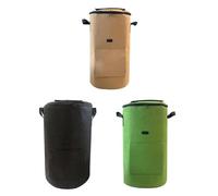 NEIQIUWING 19L Non-Woven Fabric Compost Bags for Foliage, Kitchen Waste and Garden Waste Compostable Organic Fertilizer Making