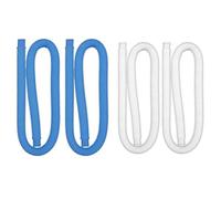 NEIQIUWING 2 Pack 32mm Diameter 1000mm Length Spiral Reinforced Leak Proof PVC Surface Pool Pump Replacement Hose