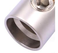 NEIQIUWING 2 x Amp Input Reducer 1/0 Gauge to 4 Gauge - Robust Cable Connector for Power Cable in Car - Screw Clamp Connector 47 x 19 mm