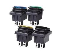 NEIQIUWING 20A DPST IP67 Rectangular Toggle Switch with Reset Function