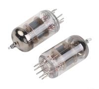 NEIQIUWING 2pcs 6H1n-EB Tube Set for HiFi for amplifier - for premium Glass Valve Swap 6N1 ECC85 6AQ8 Natural Sound Part Regular Dimension
