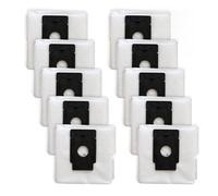 NEIQIUWING 4 & 10 Pack Replacement Vacuum Bags for EZVIZ RC3 Plus, RE4 Plus, RE4+, RE5 Plus, CS-RA-KIT07, CS-RC3, CS-RE4P - 4L Capacity, Up to 90 Days Shelf Life