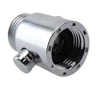 NEIQIUWING ABS Shower Head Stop Valve with One Button Pause Function, Silver, 2.6 x 4 x 2 cm for Water Saving and Pressure Reduction