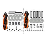 NEIQIUWING Accessory Set for Cecotec Conga X70 Robot Vacuum Cleaner: Main Brush, Side Brushes (4 Pieces), Filter (2 Pieces), Dust Bags (4 Pieces), Wipes (4 Pieces), 3.3 L