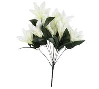 NEIQIUWING Artificial Lily Flowers 45cm 10 Head Silk Floral Spray