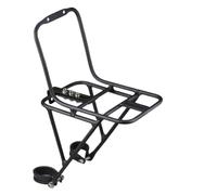 NEIQIUWING Bike Bicycle Rack for Commuter Mountain Bikes, Adjustable Front Pannier Rack, Lightweight Bike Carrier, Black Steel