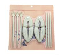 NEIQIUWING Crab Cracking Tools Set With Claw Crackers Forks And Spoons For Efficient Seafood Preparation At Home Restaurant Or Outdoor Events(green)