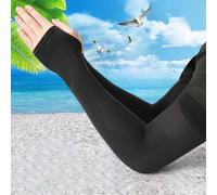 NEIQIUWING Cycling & Driving Ice Silk Sun Protection Sleeve for Wrist