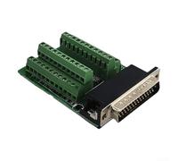 NEIQIUWING DB44-G2 Male to PCB Terminal Block Converter - Robust Green Adaptor with Riveted Design for Stable Connectivity in Industrial Control Systems(Riveted type)