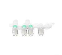 NEIQIUWING DC97-15459Q Washing Machine Water Inlet Valve Replacement Part 12 V Various Models Robust Plastic Metal Construction Fast Water Flow Easy Installation White Accessories