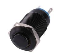 NEIQIUWING For 12mm Metal Push Button 12V Momentary Push Button Black