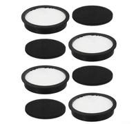 NEIQIUWING for honiture S13 Compatible Washable HEPA Filter Set, Reusable High Performance Dust Trap with Foam Pre-Filter, Essential Vacuum Parts for Clean Air and, Easy Fit Replacement, White,