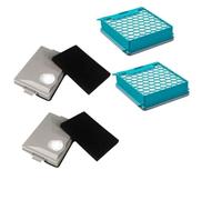 NEIQIUWING Genuine Miele Vacuum Cleaner Carbon Filter for Boost CX1 and Blizzard CX1 (Model Numbers: 11639240, 11639250, SF-HY 60, CX-FSF) (Pack of 2)