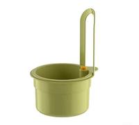 NEIQIUWING Hanging Drainer Basket for Sink, Pressure Type Strainer Basket, Multifunctional Kitchen Filter Made of ABS, Space Saving (Green)
