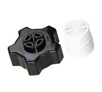 NEIQIUWING Hayward SX180LA Drain Cap Set with Gasket and Strainer - Plastic, White/Black, 2 Piece