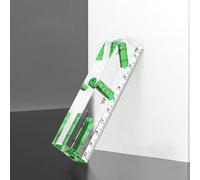 NEIQIUWING Magnetic Mini Acrylic Spirit Level with Clear Vials for Precise Angle Leveling