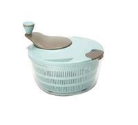 NEIQIUWING Manual Salad Spinner 4L Vegetable Spinner with Non-Slip Base for Quick Washing and Drying of Fruit and Salad in the Kitchen