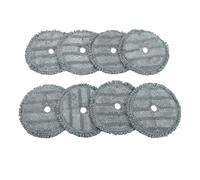 NEIQIUWING Microfibre Mop Pads Compatible with Bosch Unlimited 7 ProHygienic, Washable at 40°C, for Hard Floors such as Parquet & Tiles, Gentle Cleaning (Pack of 2)