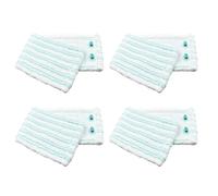 NEIQIUWING Pack of 4 Mop Covers for Leifheit Profi XL & Cotton Plus, Microfibre Replacement Cover, Washable, Lint-Free Cleaning for Hard Floors, Tiles, Laminate, 47 x 16 cm
