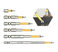 NEIQIUWING Quick Change Screwdriver Bit Set 4 Piece or 5 Piece Alloy Steel Screwdriver Bit Set for Precision Holding and High Wear Resistance