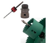 NEIQIUWING Quick Release Hole Cutter for Metal and Drywall Quick Assembly/Disassembly in 1 Second with Pilot Drill and Safety Lock for Optional Adapters