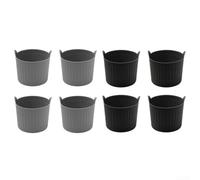 NEIQIUWING Silicone Air Fryer Moulds Set 8-Piece Non-Stick (6.6 x 6.5)
