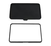 NEIQIUWING Silicone Screen Protector Set for Thermomix for TM7 with Frame: Scratch-Resistant Cover Lightweight Easy to Install Black Accessories Food Processor Protective Film