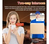 NEIQIUWING Smart AS03 Intercom Camera with HD 1080P Video, Infrared Technology, Motion Detection System, Two Way Audio and Power Saving Battery (AS03)