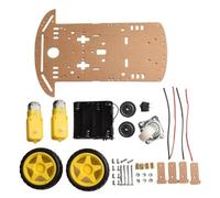 NEIQIUWING Smart Car Kit, 2WD Smart Robot Car Chassis Kit with Speed Sensor and Battery Boxes DIY Electronics Kit for Arduino