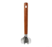 NEIQIUWING Stainless Steel Potato Masher with Wooden Handle
