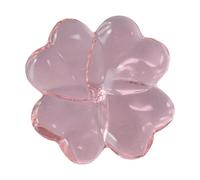 NEIQIUWING Vivid Leaf Shaped Crystal Glass Ornaments for Elegant Home and Wedding Decoration